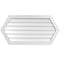 Ekena Millwork Half Round Surface Mount PVC Gable Vent w/ 2"W x 1-1/2"P Brickmould Frame, 40"W x 20"H GVPHR40X2002SN - alternate 1